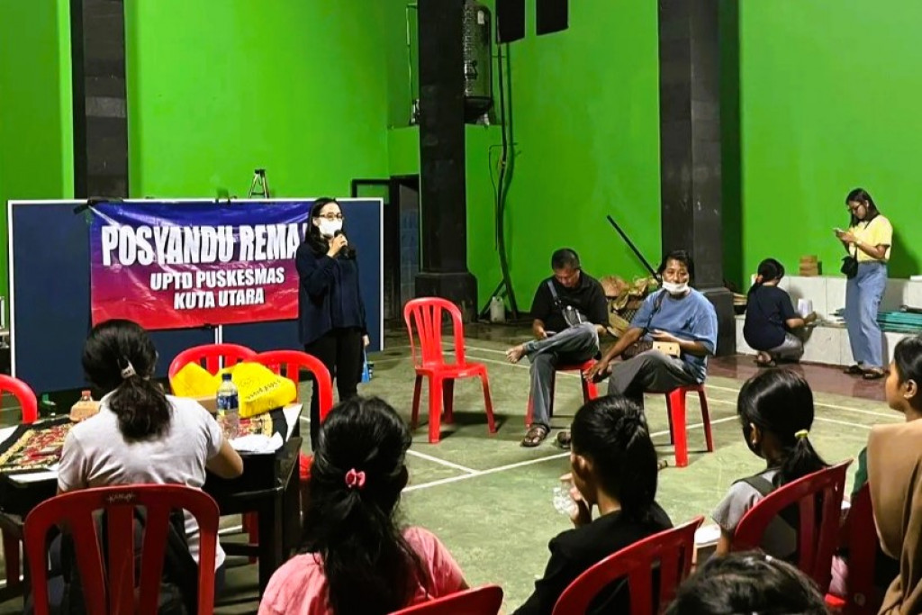 Kegiatan Launching Posyandu Remaja Banjar Bhineka Nusa Kangin, Desa Dalung
